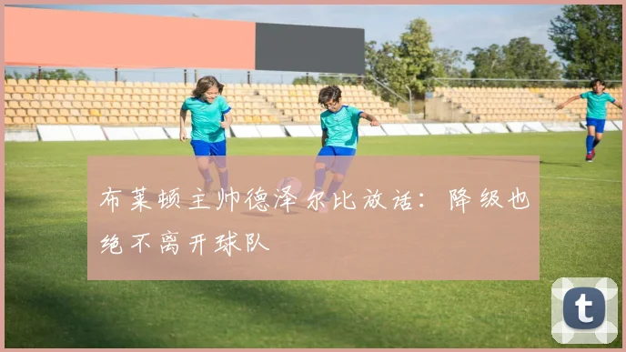 布莱顿主帅德泽尔比放话：降级也绝不离开球队